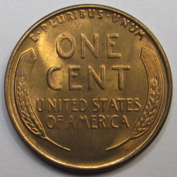 1939 S Lincoln Wheat Cent - antique San Francisco mintmark uncirculated wheat penny