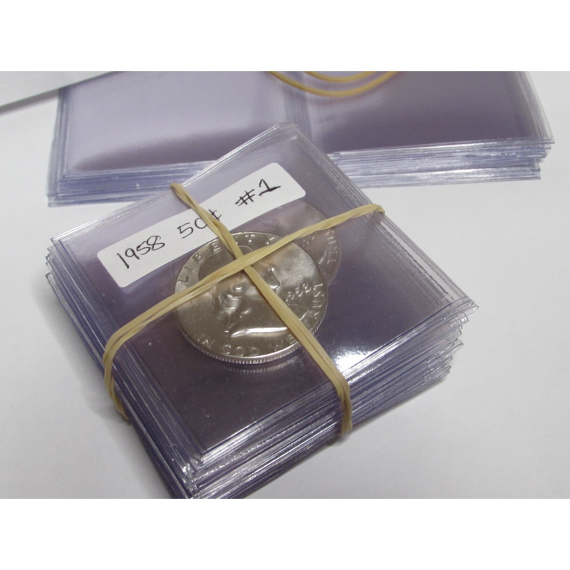 Third Party Grading coin submission kit flips, labels, shipping box / PCGS NGC