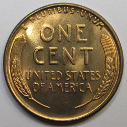 1939 S Lincoln Wheat Cent - antique San Francisco mintmark uncirculated American penny