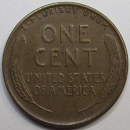 1933 Lincoln Wheat Cent - antique Great Depression era American wheat penny