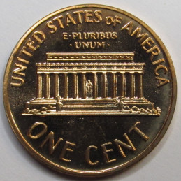 1970 S Lincoln Memorial Cent - large date proof American penny