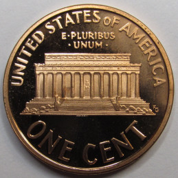 1993 S Lincoln Memorial Cent - vintage proof American memorial cent