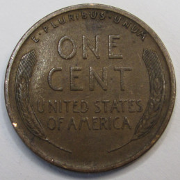 1909 Lincoln Wheat Cent - antique better condition first year of issue wheat penny