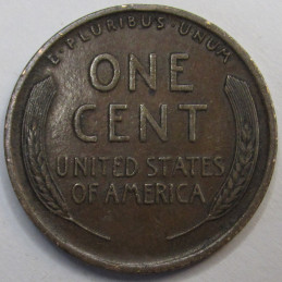 1911 Lincoln Wheat Cent - antique higher grade American wheat penny