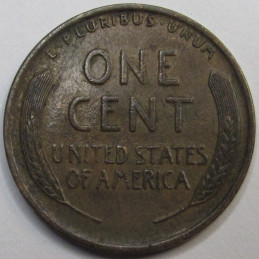 1919 Lincoln Wheat Cent - antique higher grade American wheat penny coin