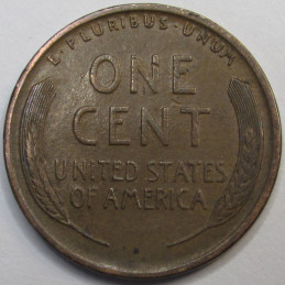 1919 Lincoln Wheat Cent - antique higher grade American wheat penny