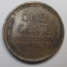 1919 Lincoln Wheat Cent - higher grade antique American wheat penny