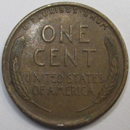 1927 Lincoln Wheat Cent - antique higher grade American wheat penny