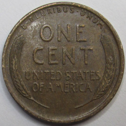 1928 Lincoln Wheat Cent - higher grade antique American wheat penny