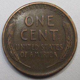 1928 D Lincoln Wheat Cent - antique Denver mintmark American wheat penny coin