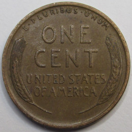 1929 Lincoln Wheat Cent - higher grade antique twenties wheat penny