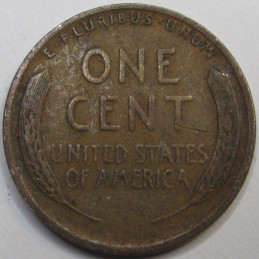 1921 Lincoln Wheat Cent - antique early twenties American wheat penny coin