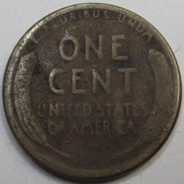 1923 S Lincoln Wheat Cent - antique better date San Francisco mintmark American wheat penny