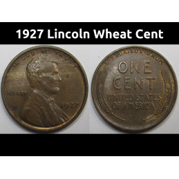 1927 Lincoln Wheat Cent