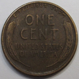 1928 S Lincoln Wheat Cent - antique San Francisco mintmark American wheat penny