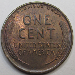 1939 Lincoln Wheat Cent - antique uncirculated thirties wheat penny