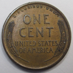 1909 Lincoln Wheat Cent - antique higher grade first year of issue American wheat penny