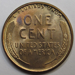 1935 Lincoln Wheat Cent - antique uncirculated Great Depression era wheat penny