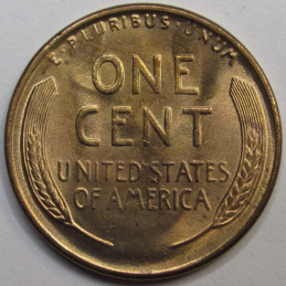 1937 Lincoln Wheat Cent - antique Great Depression era uncirculated wheat penny