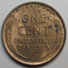 1937 D Lincoln Wheat Cent - antique Denver mintmark uncirculated wheat penny