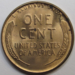 1939 Lincoln Wheat Cent - antique uncirculated thirties American penny