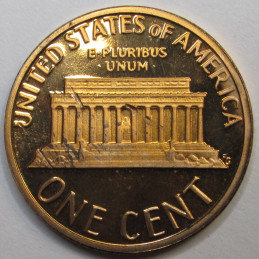 1979 S Lincoln Memorial Cent - Type 1 proof - vintage S mintmark penny