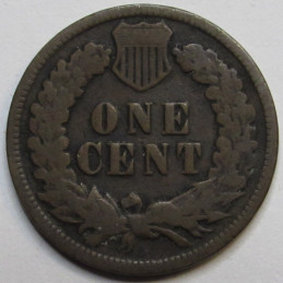 1909 Indian Head Cent - historic final year of issue antique American penny