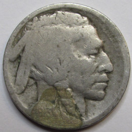 1913 S Buffalo Nickel - Type 1 - antique San Francisco mintmark scarce variety coin