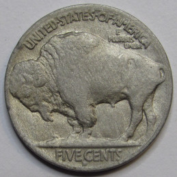 1916 D Buffalo Nickel - historic Denver mintmark antique American Indian coin