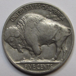 1929 Buffalo Nickel - better condition antique American Indian coin