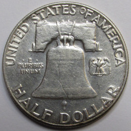 1949 Franklin Half Dollar - better date vintage American coin