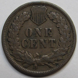 1888 Indian Head Cent - better condition antique American Indian penny