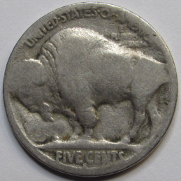 1920 S Buffalo Nickel - antique San Francisco mintmark American Indian coin