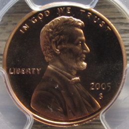 2005 S Lincoln Memorial Cent - PCGS Proof 69 DCAM - vintage flashy penny