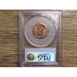 1955 Lincoln Wheat Cent - PCGS MS 65 RD - graded penny