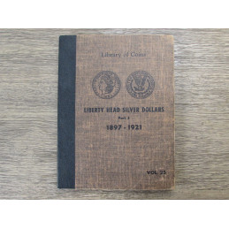 Library of Coins Album for Morgan Dollars - 1897-1921 - vintage coin album