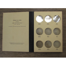 Library of Coins Album for Morgan Dollars - 1897-1921 - vintage coin album