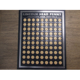 Whitman Tribute Coin Board - Lincoln Head Penny - 1940-1958