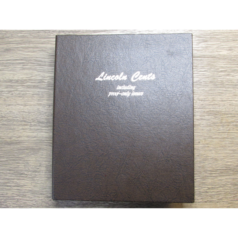 Dansco Album for Lincoln Wheat and Memorial Cents - 1909 - 1995 - with proofs