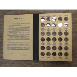 Library of Coins Album for Lincoln Wheat Cents - Part 1 - 1909-1940