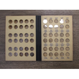 Library of Coins Album for Lincoln Wheat Cents - Part 1 - 1909-1940