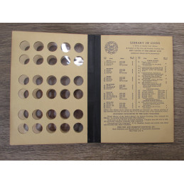 Library of Coins Album for Lincoln Wheat Cents - Part 1 - 1909-1940