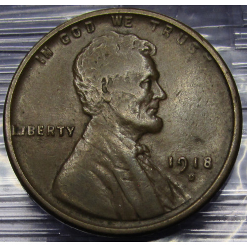 Details about   1918-D Lincoln Wheat Cent <>  Extra Fine 