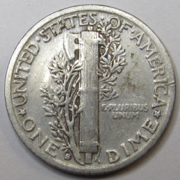 1931 S Mercury Dime - lower mintage San Francisco mintmark silver dime