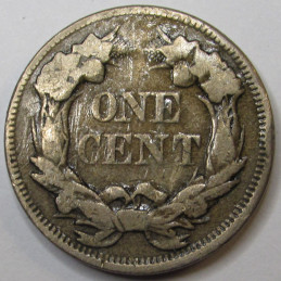 1858 Flying Eagle Cent - Small Letters - pre Civil War era antique American penny