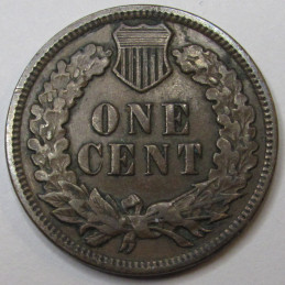 1908 Indian Head Cent - antique higher grade American Indian penny