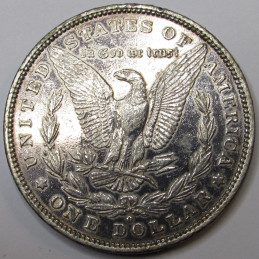 1880 O Morgan Dollar - antique New Orleans mint silver dollar