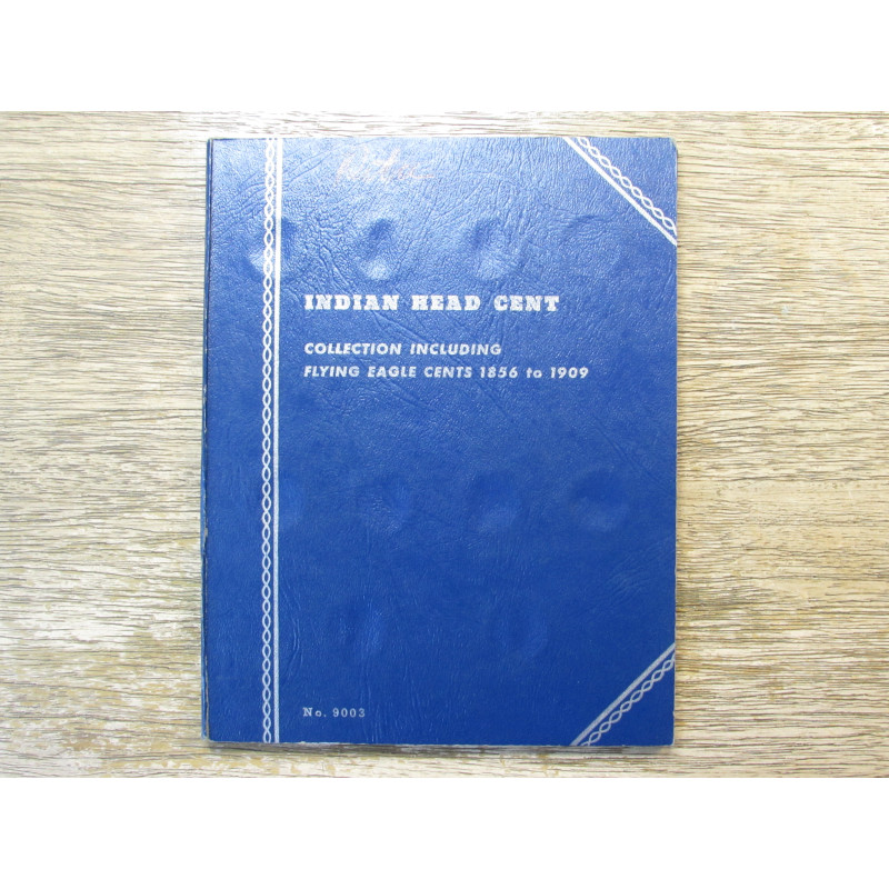 Whitman coin folder for Indian Head Cents - 1856-1909 - vintage coin supply Whitman coin folder for Indian Head Cents - 1856-1909 - vintage coin supply