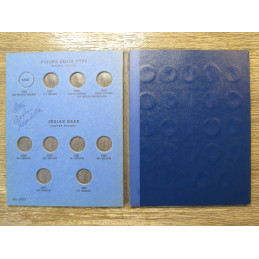 Whitman coin folder for Indian Head Cents - 1856-1909 - vintage coin supply