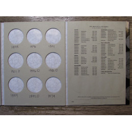 HE Harris coin folder for Silver Dollars - vintage coin supply